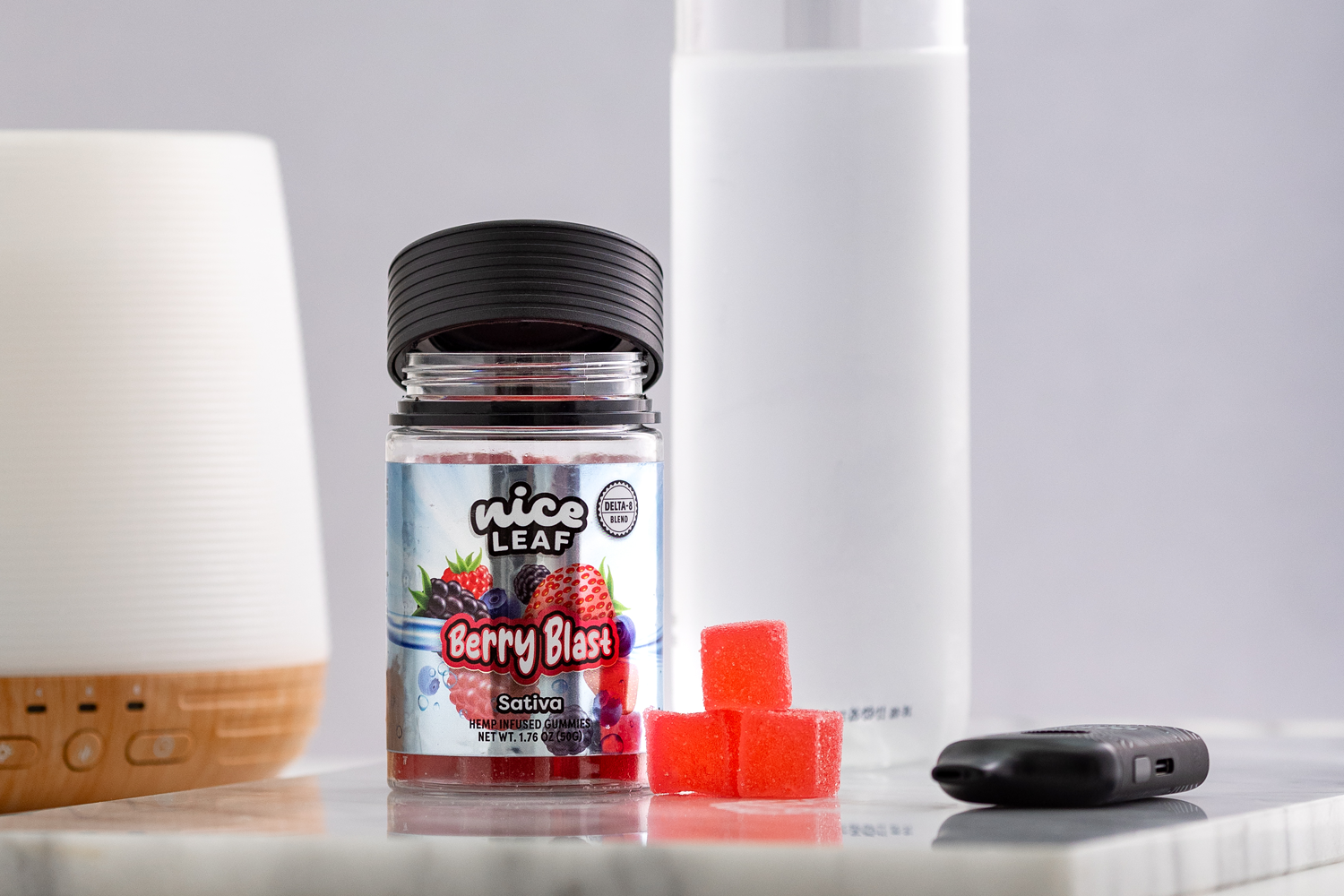 Strawberry Shortie Disposable Vape Pen on a table.