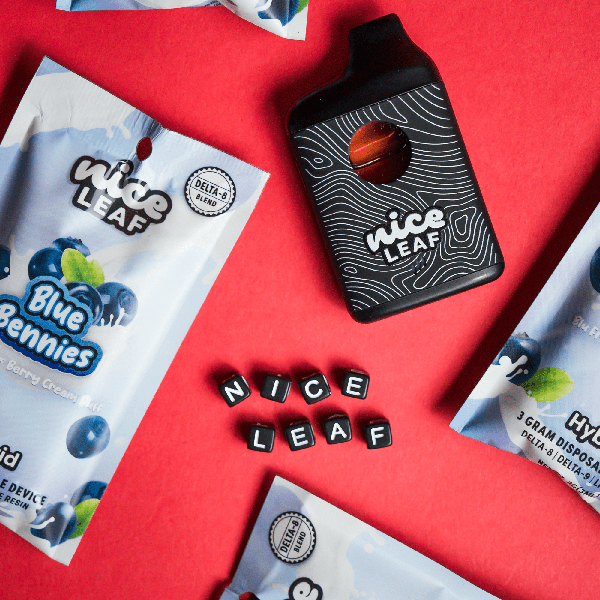 Blue Bennies Delta-8 THC 3G Vape Pen (Blu Froot) - Nice Leaf