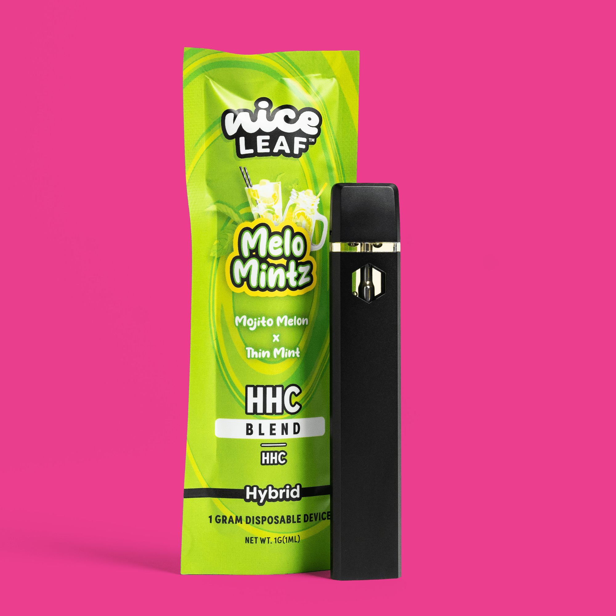 Melo Mintz HHC 1G Vape Pen (Melon Cookies) - Nice Leaf