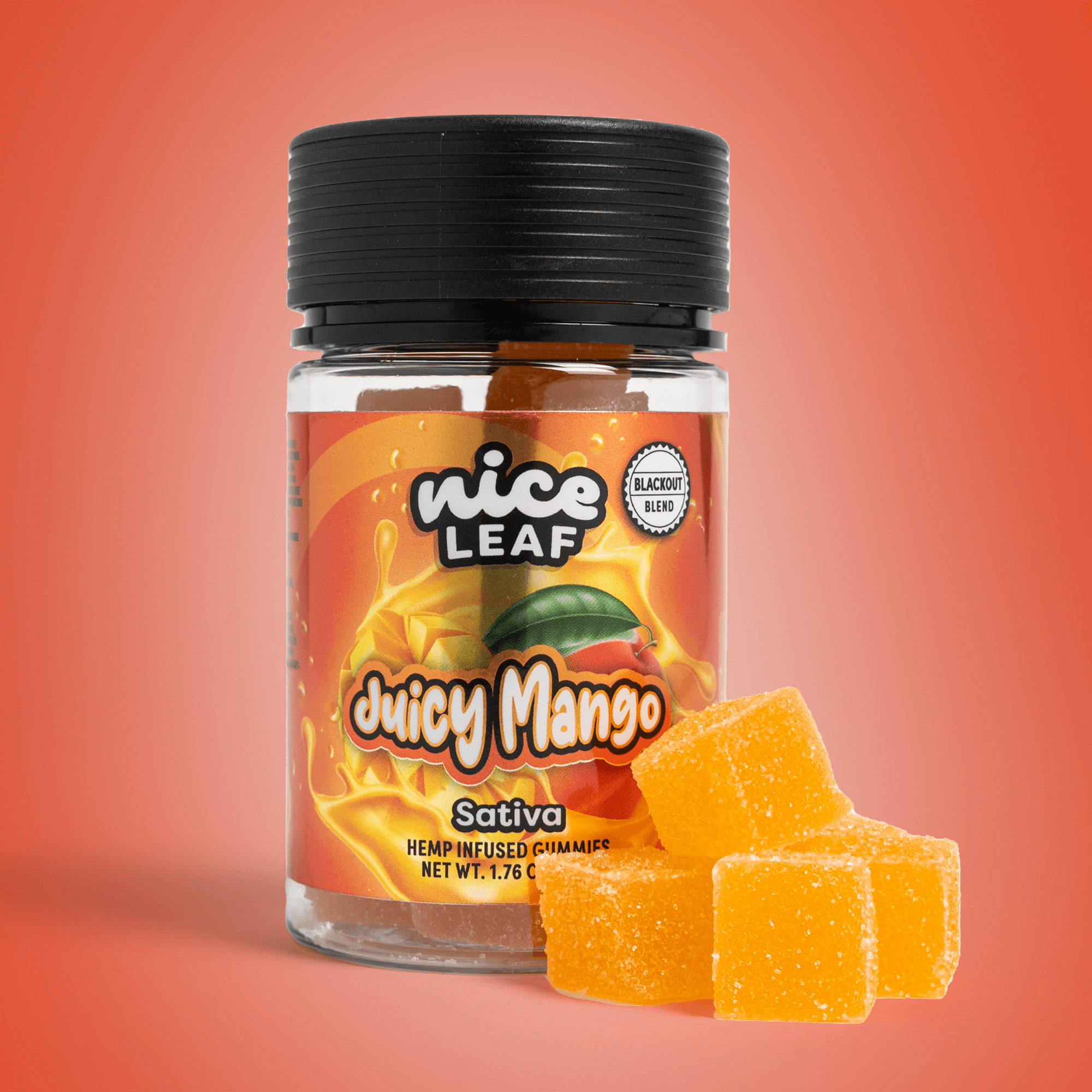 Juicy Mango Blackout Blend 3500MG Gummies - Nice Leaf