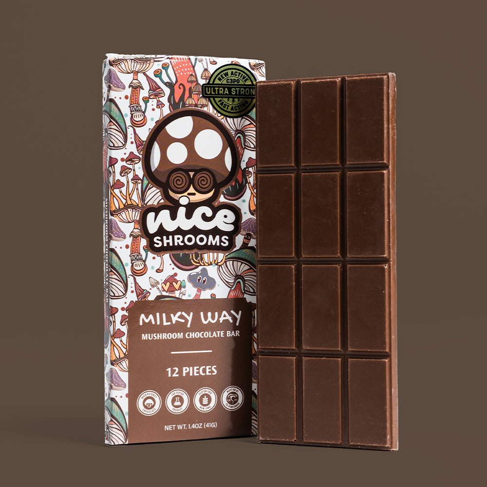 Milky Way Mushroom Chocolate Bar - Nice Leaf