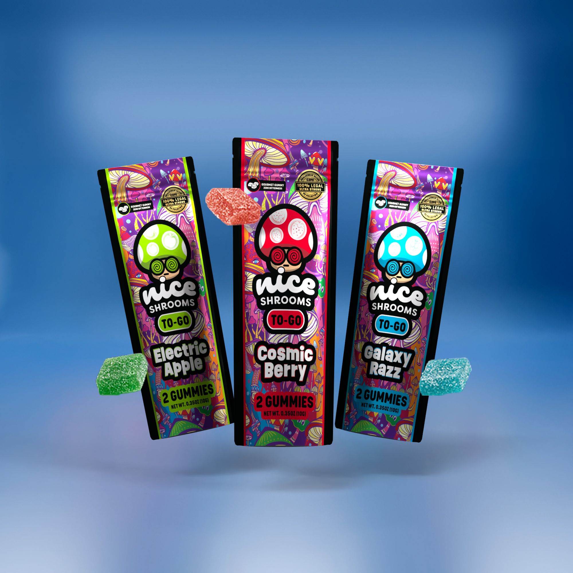 'Taste the Trip' Mushroom Gummies Sampler Bundle - Nice Leaf