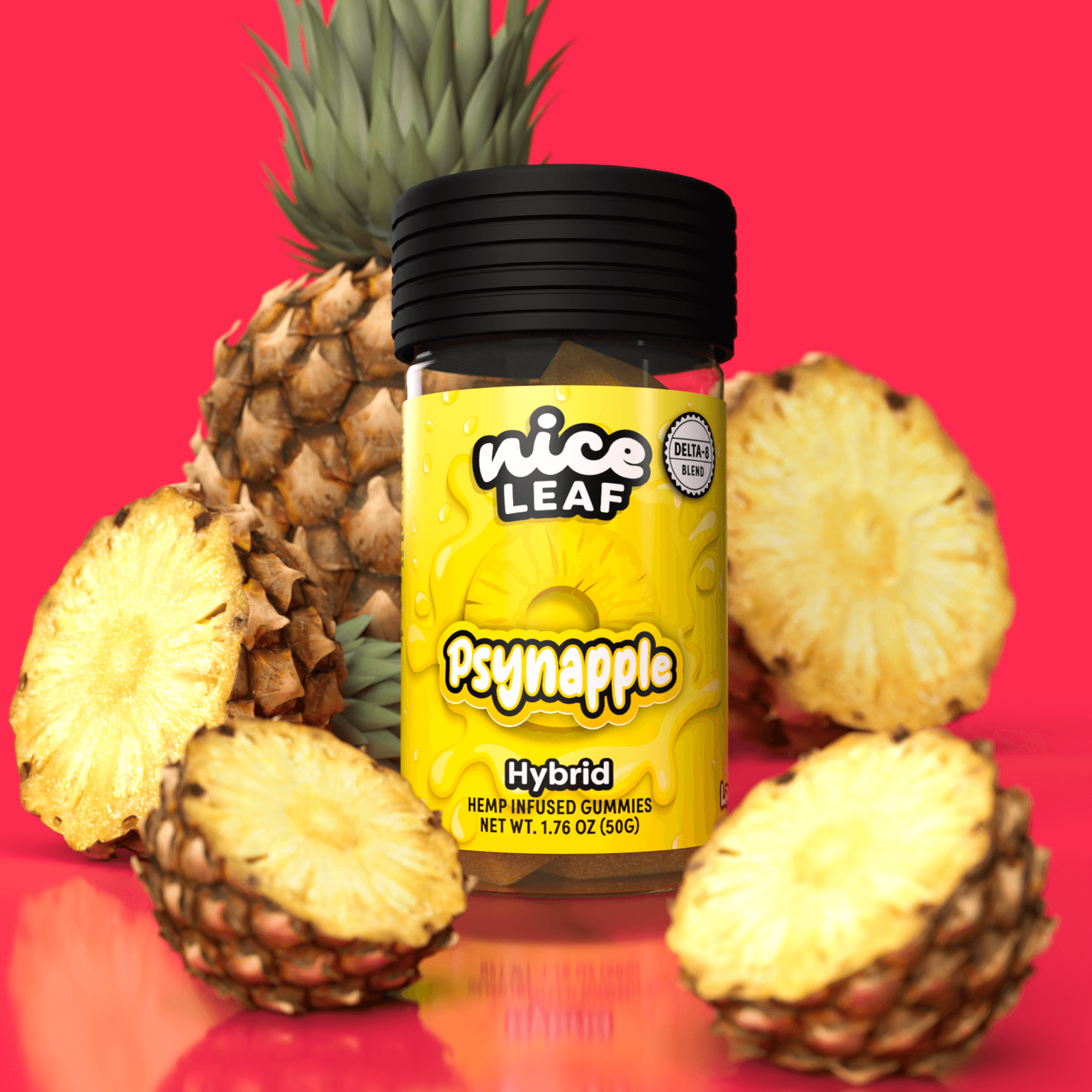 Psynapple Delta-8 THC 3500MG Gummies - Nice Leaf