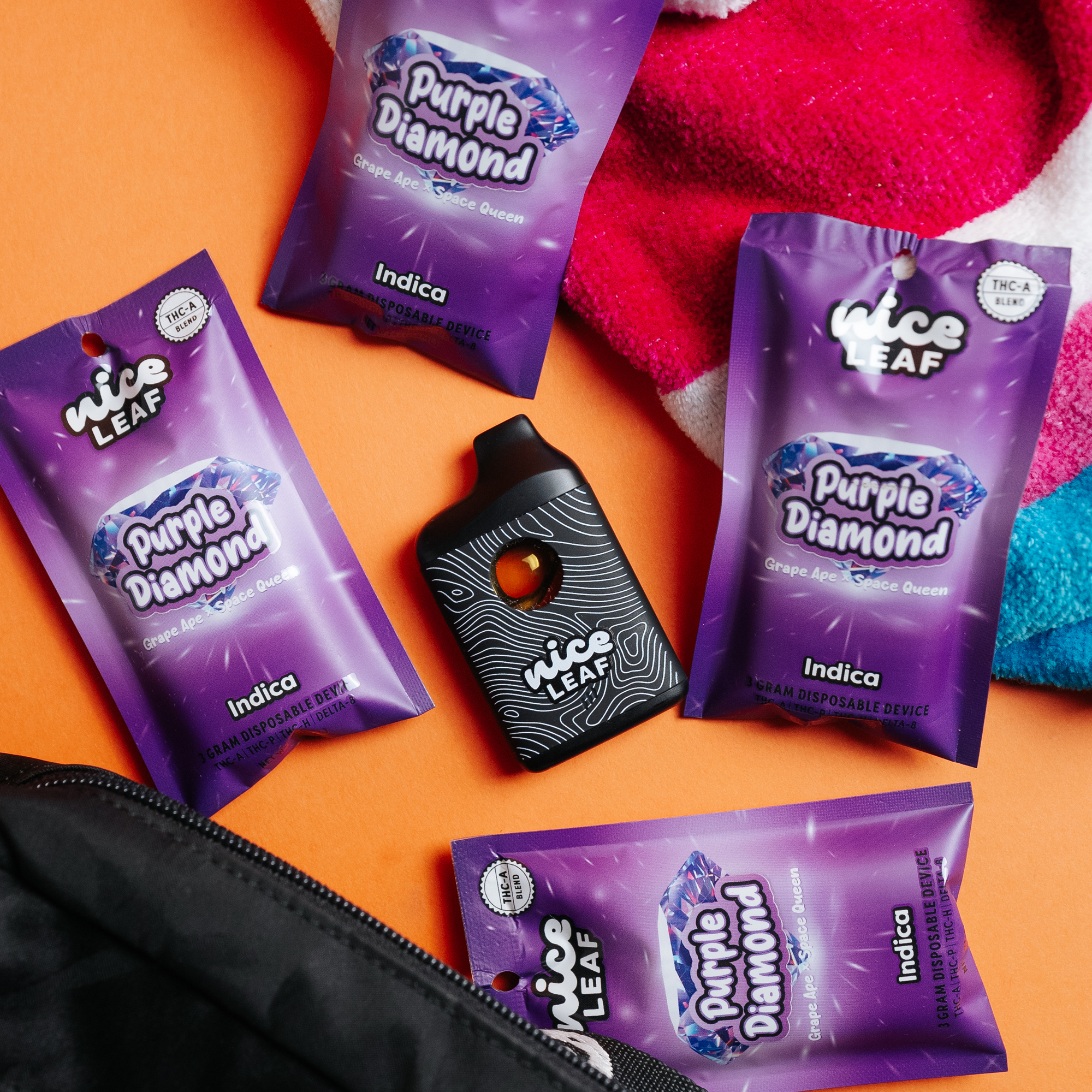 Purple Diamond THCa 3G Vape Pen (Grape Ape) - Nice Leaf