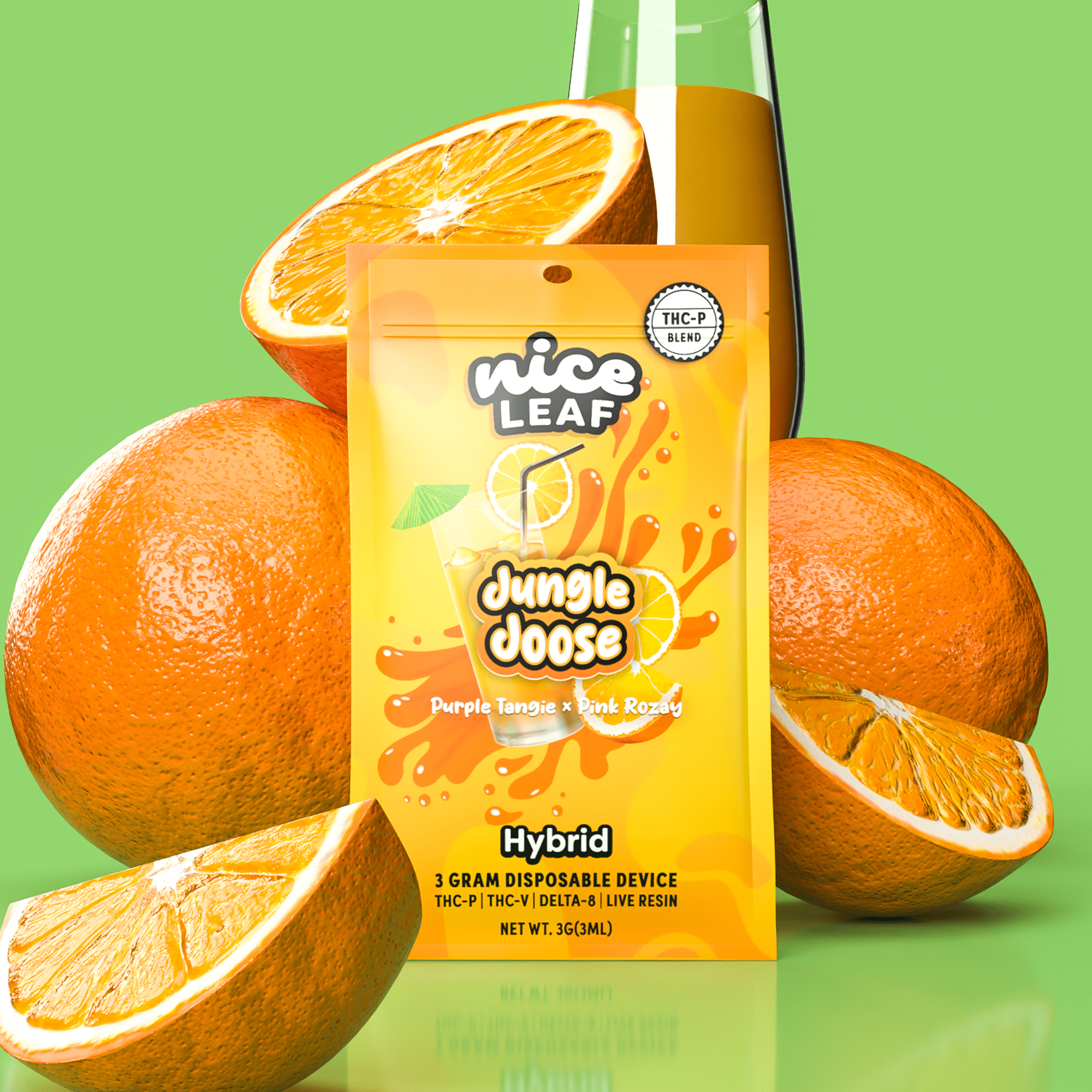 Jungle Joose THCp 3G Vape Pen (Purple Tangie) - Nice Leaf