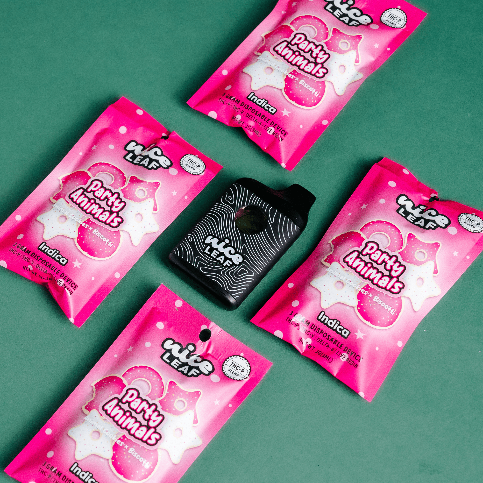 Party Animals THCp 3G Vape Pen (Animal Cookies) - Nice Leaf