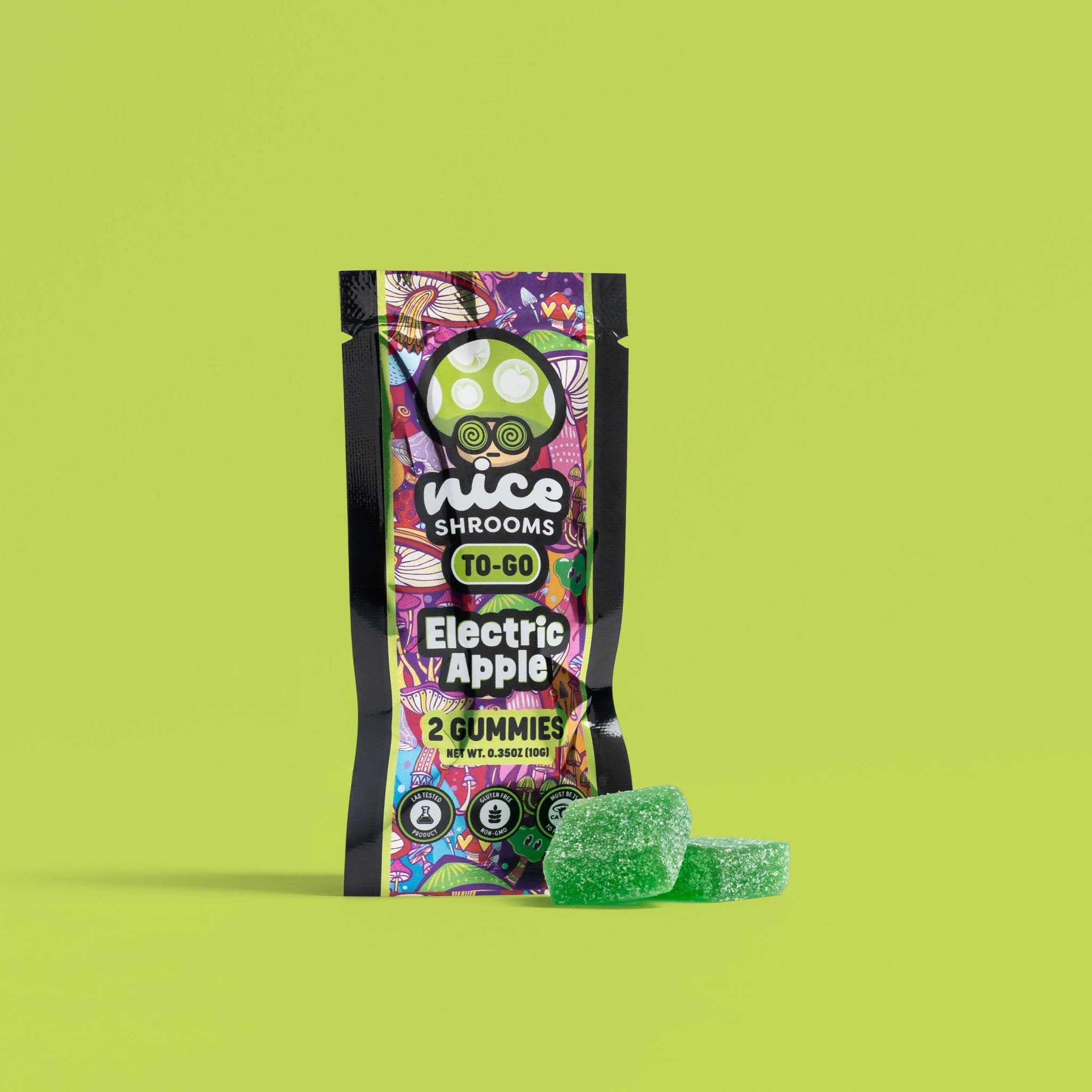 Electric Apple Mushroom Gummies - Nice Leaf