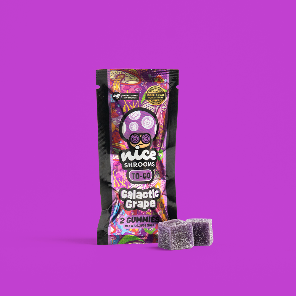 Galactic Grape Mushroom Gummies - Nice Leaf