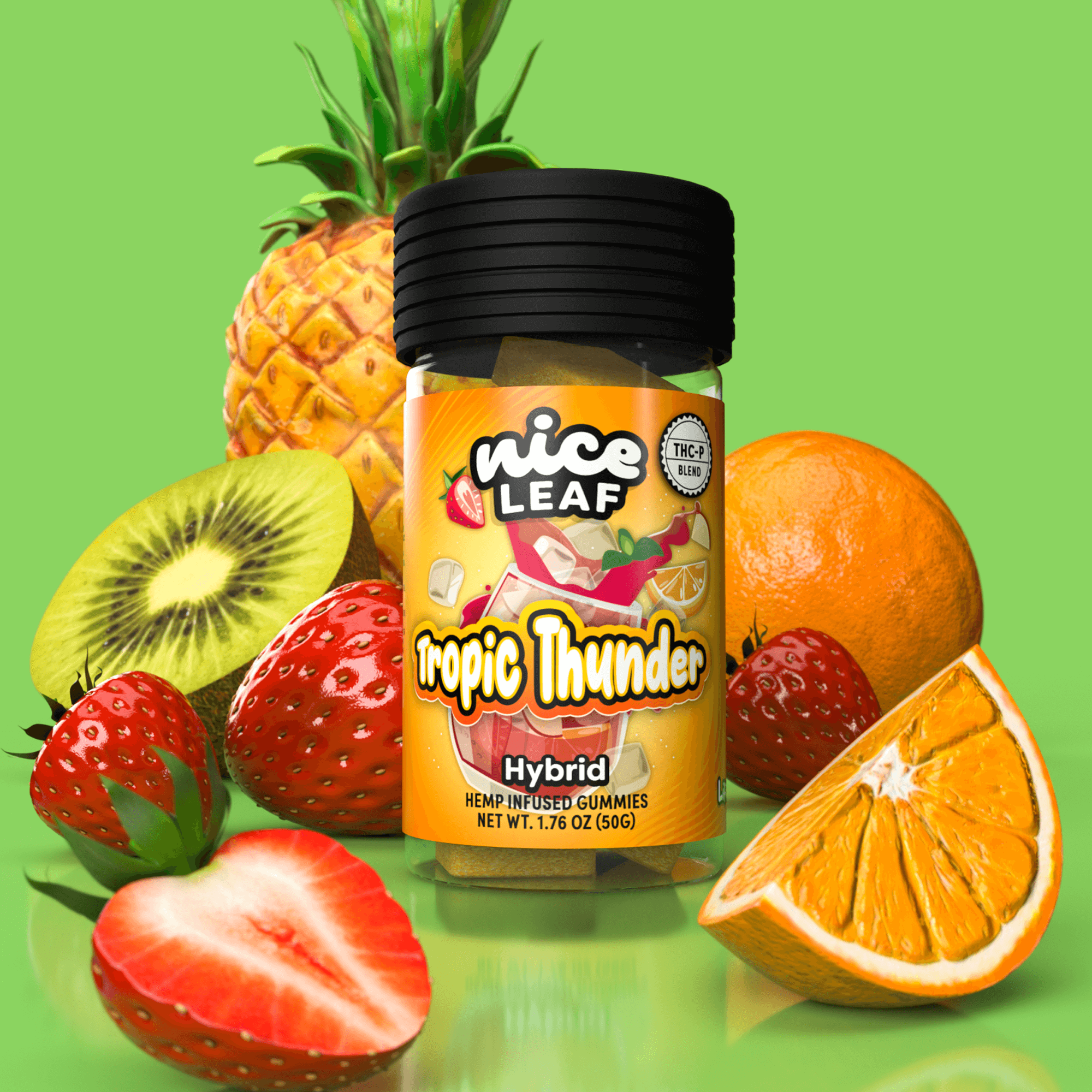 Tropic Thunder THCp 3500MG Gummies - Nice Leaf