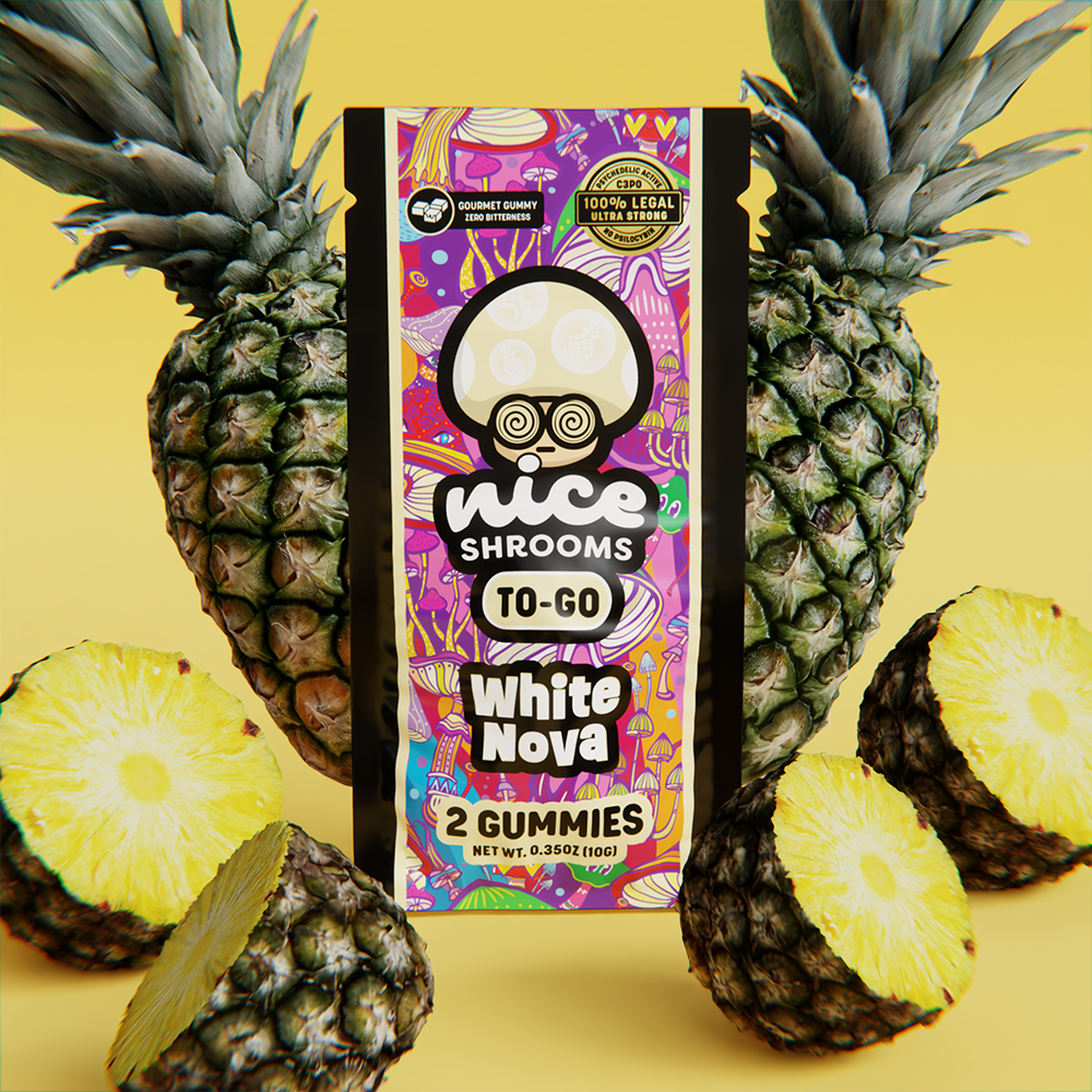 White Nova Mushroom Gummies - Nice Leaf