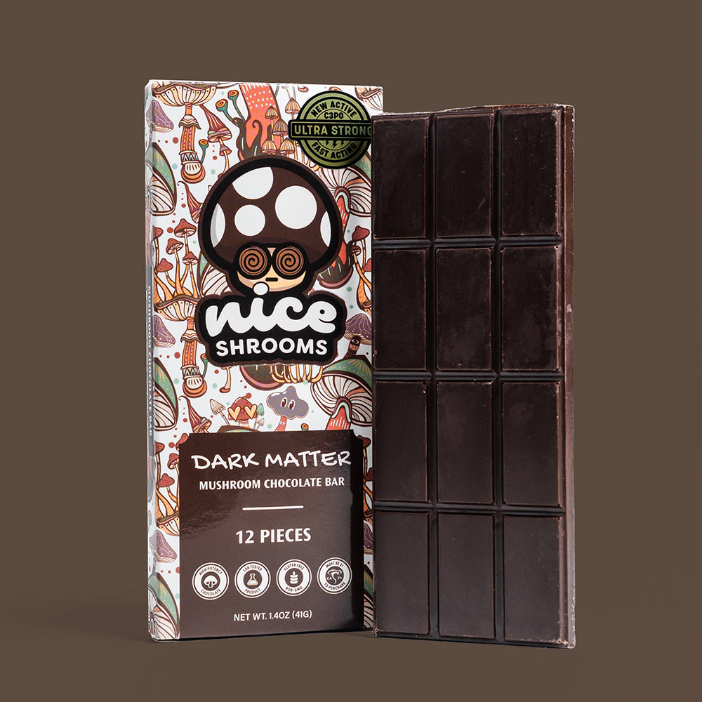 Dark Matter Mushroom Chocolate Bar