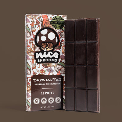 Dark Matter Mushroom Chocolate Bar - Nice Leaf