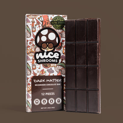 Dark Matter Mushroom Chocolate Bar
