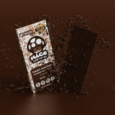 Dark Matter Mushroom Chocolate Bar - Nice Leaf