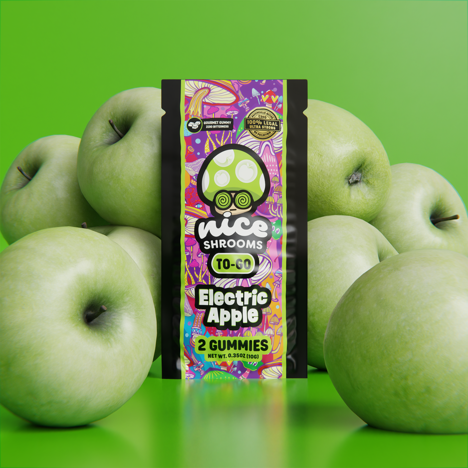 Electric Apple Mushroom Gummies