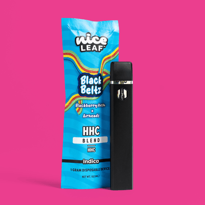 Black Beltz HHC 1G Vape Pen (Blackberry Kush) - Nice Leaf