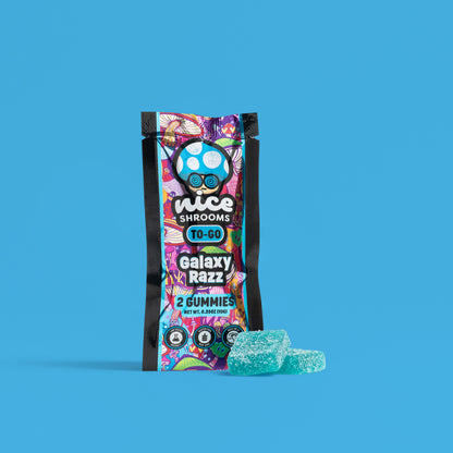 Galaxy Razz Mushroom Gummies